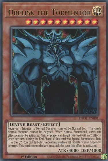 Obelisk the Tormentor | EGO1-EN001